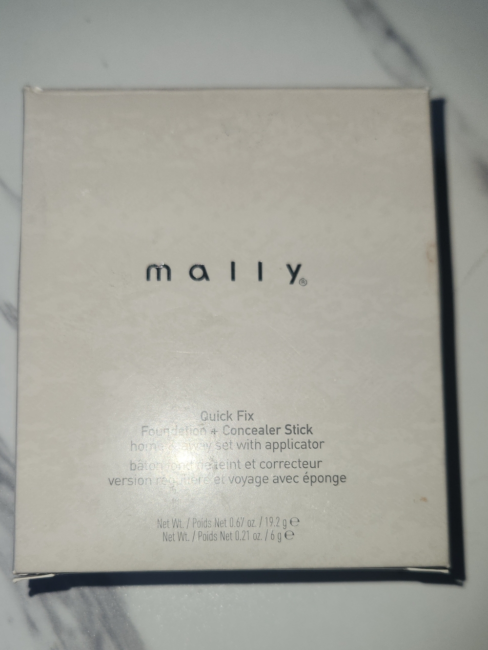 Mally Quick Fix Foundation + Concealer Stick — Medium